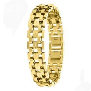 Invicta NWT Elements Gold Chain Bracelet